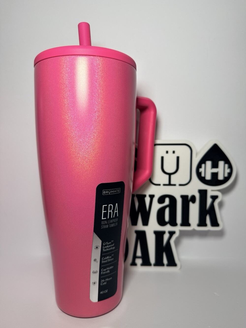 BruMate Limited Edition GLITTER PINK 40oz Era Tumbler BNWT